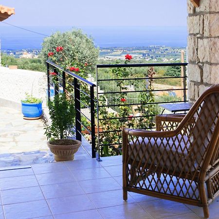 Villa Sunset With Stunning Sea View, Kids Area And Hammocks On Roof Terrace Agia Triada 外观 照片