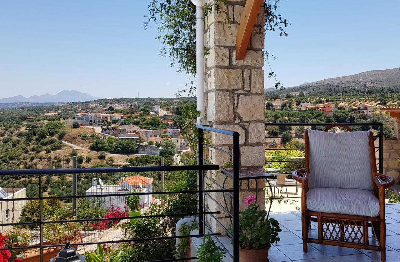 Villa Sunset With Stunning Sea View, Kids Area And Hammocks On Roof Terrace Agia Triada 外观 照片